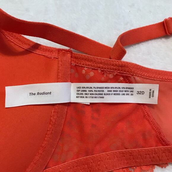 Auden NWT Plunge Coverage Push Up Front Close Bra Women 32D - Picture 14 of 14